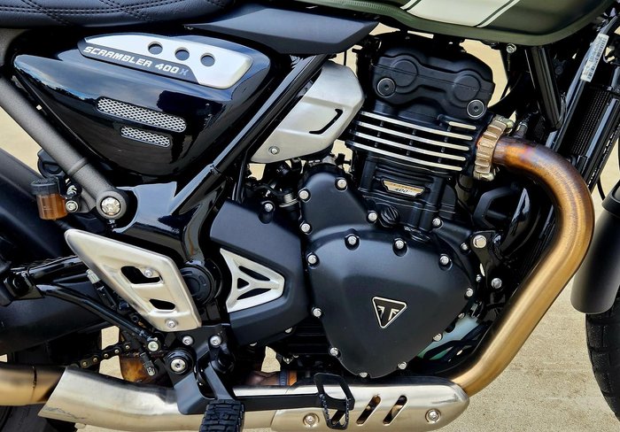2023 Triumph Scrambler 400 X Scrambler Green