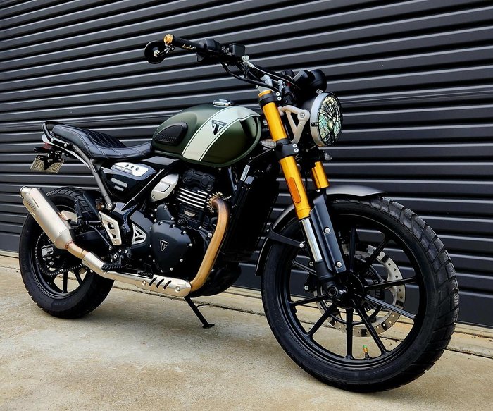 2023 Triumph Scrambler 400 X Scrambler Green