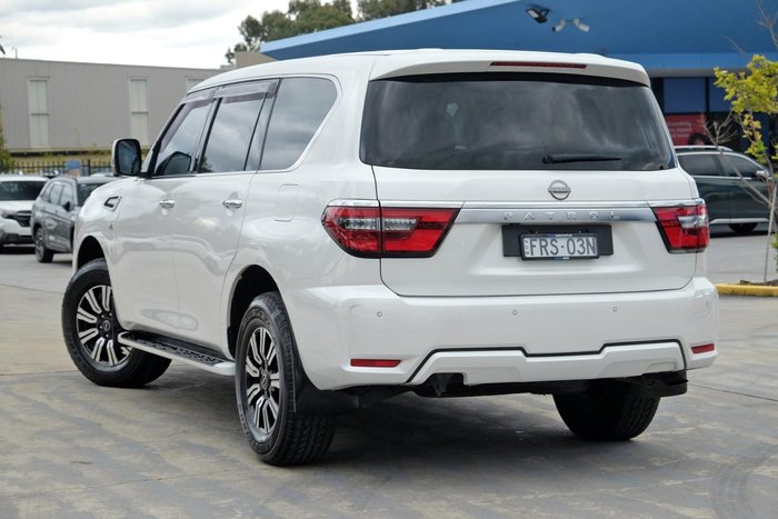 2023 Nissan Patrol Ti Y62 MY22 4X4 Dual Range Moonstone White
