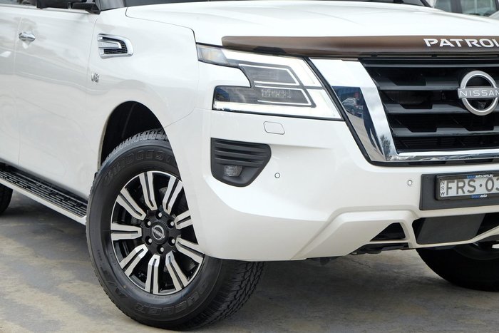 2023 Nissan Patrol Ti Y62 MY22 4X4 Dual Range Moonstone White