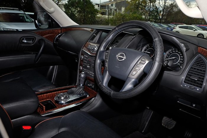 2023 Nissan Patrol Ti Y62 MY22 4X4 Dual Range Moonstone White