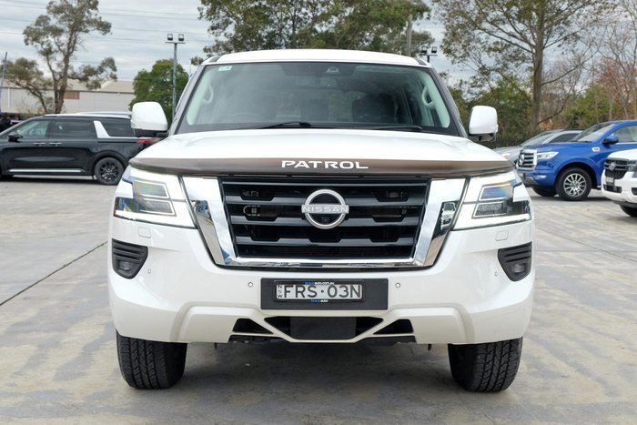 2023 Nissan Patrol Ti Y62 MY22 4X4 Dual Range Moonstone White