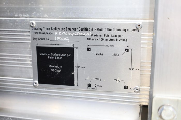 2025 Fuso Canter 4x4 Single Cab with Alloy Tray White