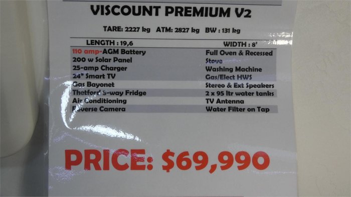 2025 Viscount V Series Premium Pack