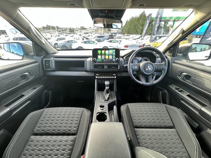2024 Mitsubishi Triton GLX+ MV MY24.5 4X4 Dual Range White