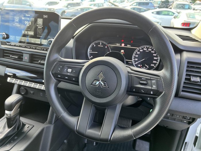 2024 Mitsubishi Triton GLX+ MV MY24.5 4X4 Dual Range White