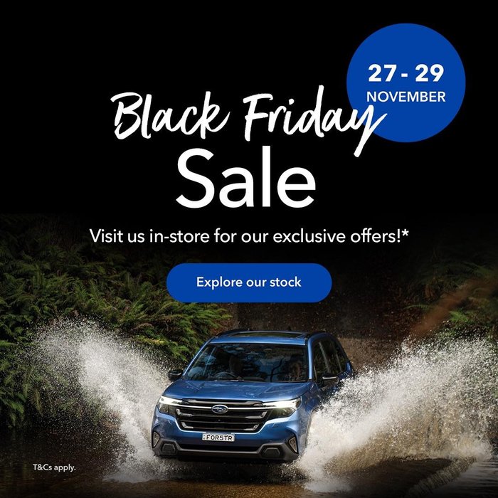 2025 Subaru Forester Hybrid Sport S6 MY26 AWD Crystal Black