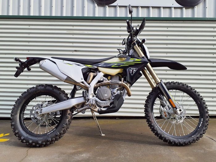 2025 Triumph TF 450-E Off Road White