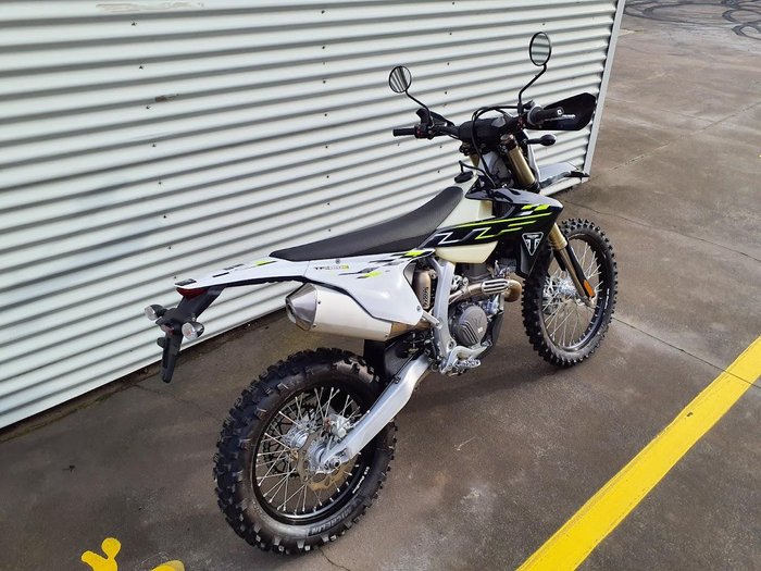 2025 Triumph TF 450-E Off Road White
