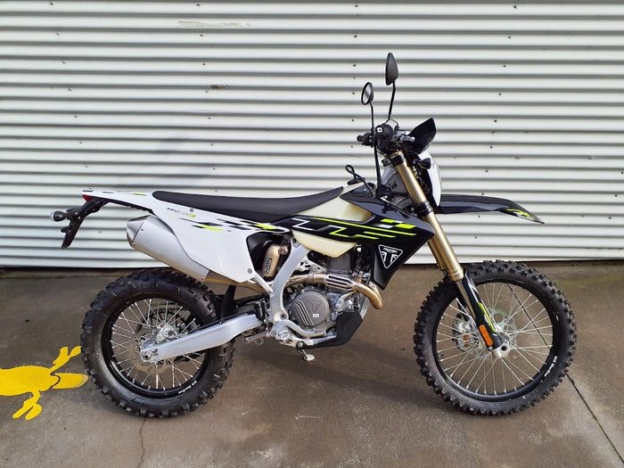 2025 Triumph TF 450-E Off Road White