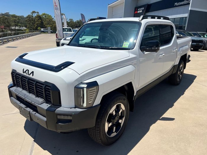 2025 Kia Tasman X-Line TK MY26 4X4 Dual Range Clear White