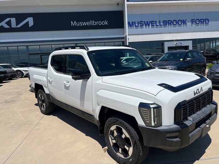 2025 Kia Tasman X-Line TK MY26 4X4 Dual Range Clear White