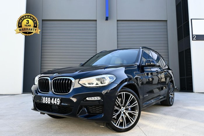 2017 BMW X3 xDrive30i G01 4X4 Constant Carbon Black