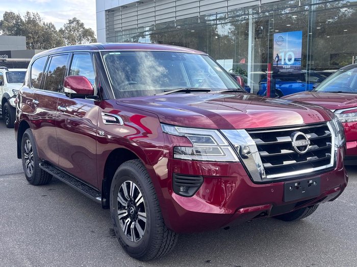 2025 Nissan Patrol Ti Y62 MY25 4X4 Dual Range Desert Red