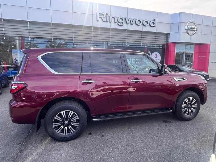2025 Nissan Patrol Ti Y62 MY25 4X4 Dual Range Desert Red