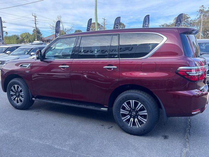 2025 Nissan Patrol Ti Y62 MY25 4X4 Dual Range Desert Red
