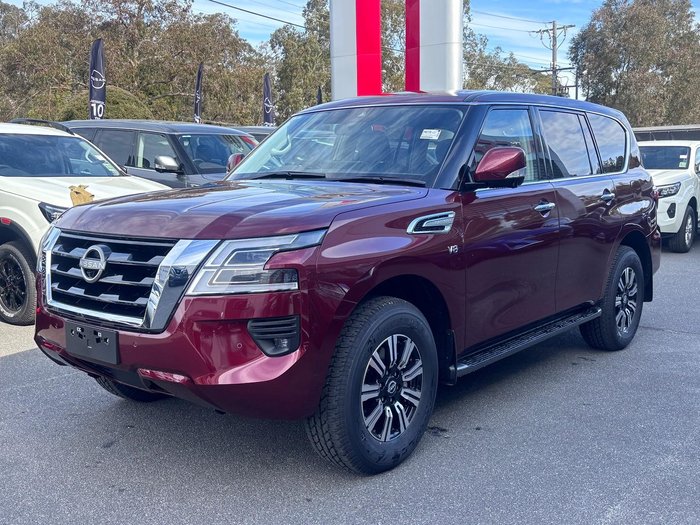2025 Nissan Patrol Ti Y62 MY25 4X4 Dual Range Desert Red