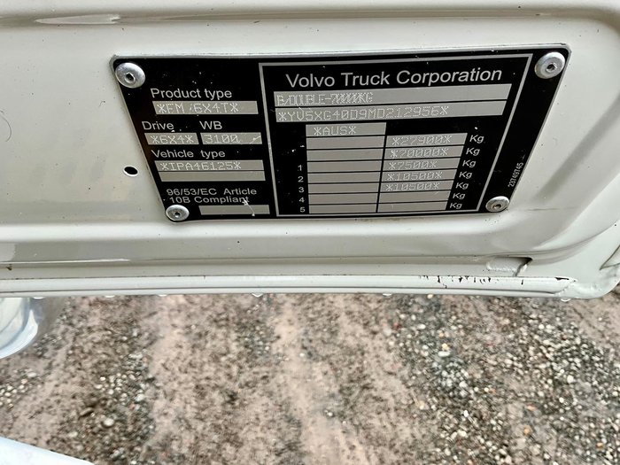 2021 Volvo Fm540 Day Cab Only 533000 Klm Volvo Hist Rwc $154100+Gst 2021 VOLVO FM 540 DAY CAB WHITE