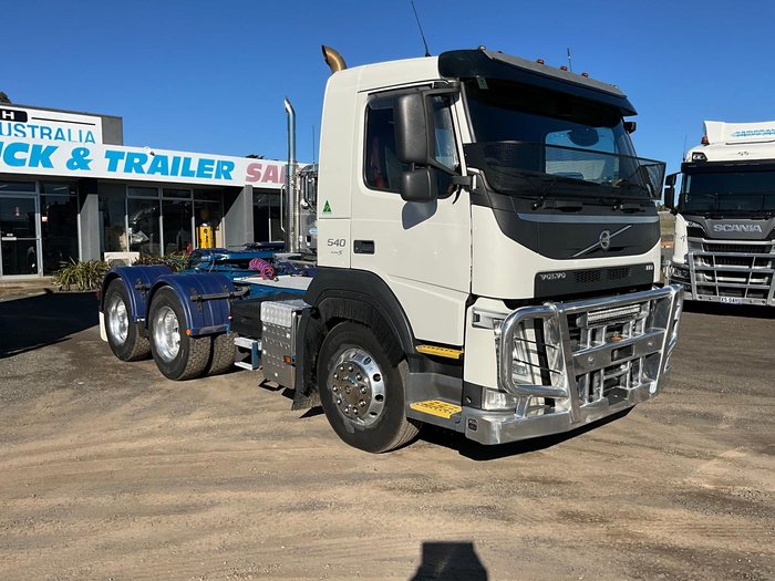 2021 Volvo Fm540 Day Cab Only 533000Klm Volvo Hist $154100+Gst See Spec 9/2021 VOLVO FM540 DAY CAB WHITE
