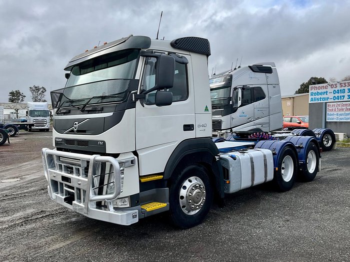 2021 Volvo Fm540 Day Cab Only 533000 Klm Volvo Hist Rwc $154100+Gst 2021 VOLVO FM 540 DAY CAB WHITE