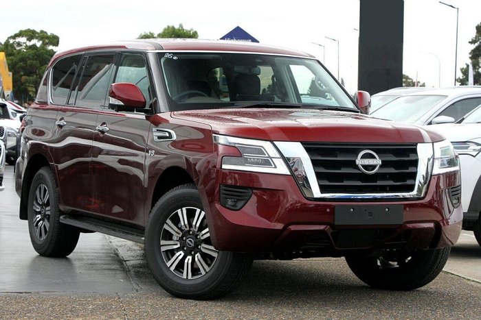2025 Nissan Patrol Ti Y62 MY25 4X4 Dual Range Desert Red