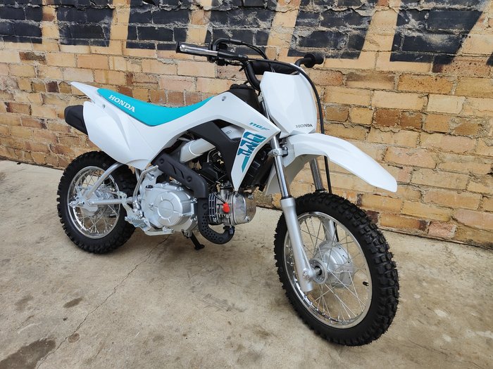 2025 HONDA CRF110F MINI BIKE WHITE