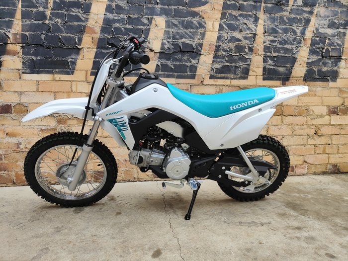 2025 HONDA CRF110F MINI BIKE WHITE