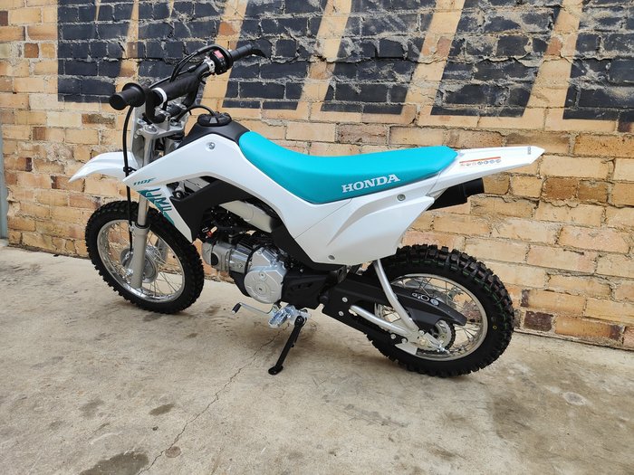 2025 HONDA CRF110F MINI BIKE WHITE