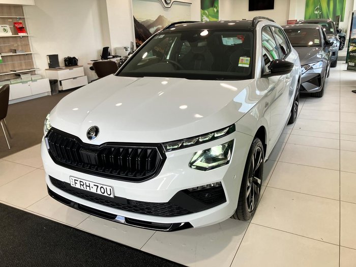 2025 SKODA Kamiq 110TSI Monte Carlo NW MY25 Moon White