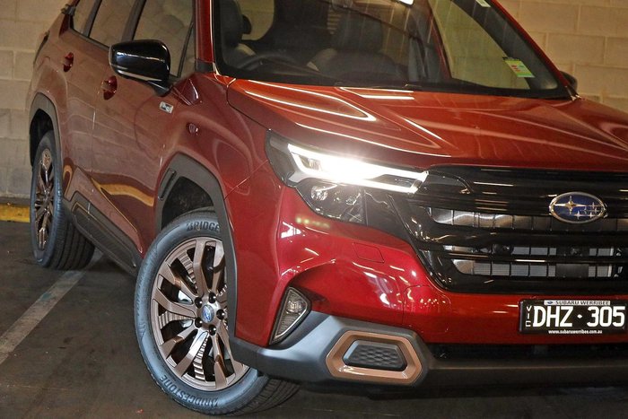 2025 Subaru Forester Hybrid Sport S6 MY26 AWD Crimson Red