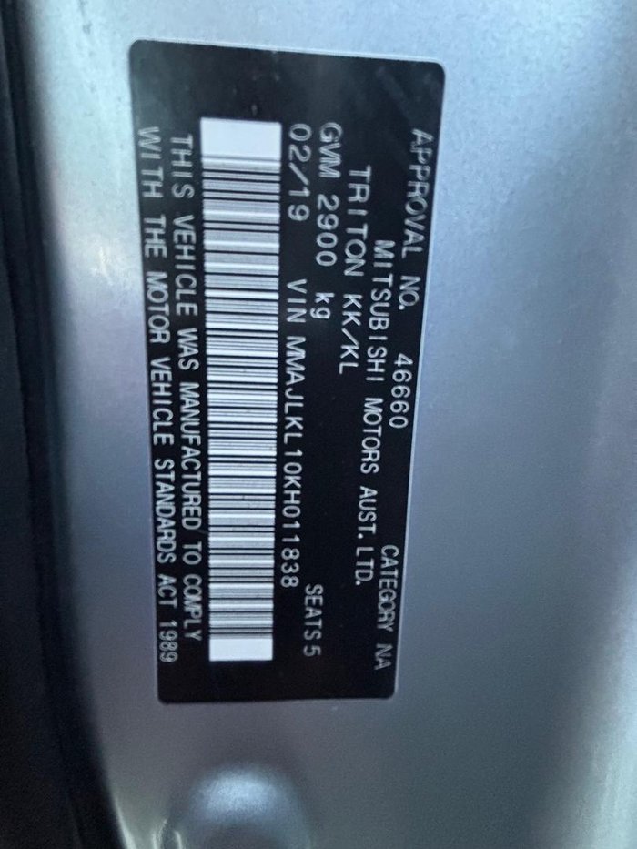 2019 Mitsubishi Triton GLS