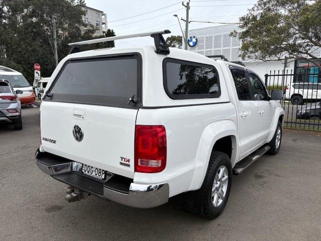 2013 Volkswagen Amarok TDI420 Highline 2H MY13 4X4 Constant Candy White