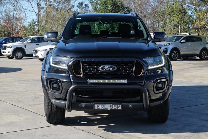 2021 Ford Ranger Wildtrak PX MkIII MY21.75 4X4 Dual Range Shadow Black