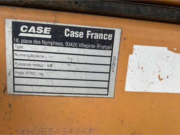 2003 CASE 580 Super M Backhoe 
