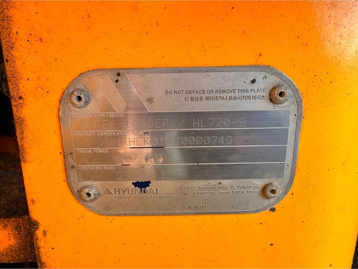 Hyundai Hl770-9