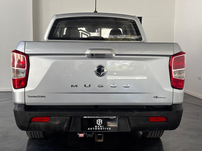 2019 SsangYong Musso Ultimate Plus Q201 MY20 4X4 Dual Range Fine Silver