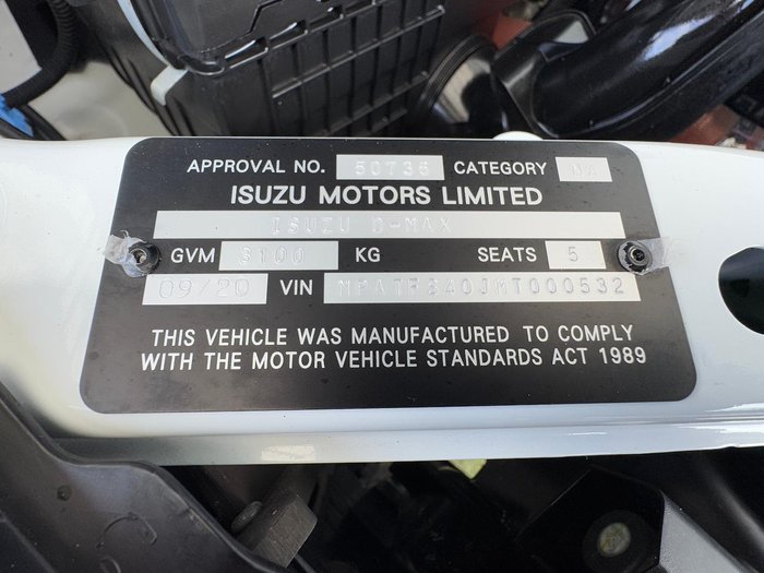 2020 Isuzu D-MAX X-TERRAIN
