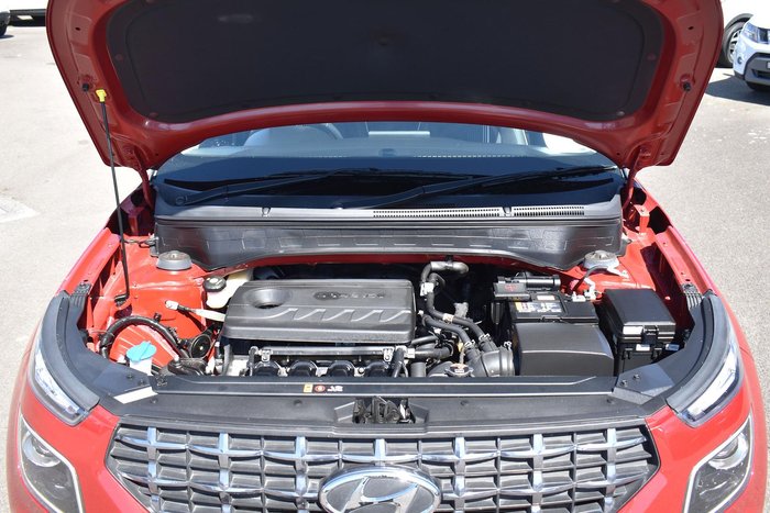 2020 Hyundai Venue Elite QX.V3 MY21 Fiery Red with Phantom Black Roof