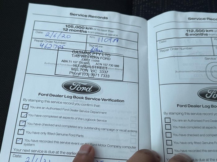 2017 Ford Ranger XL Hi-Rider PX MkII 4x2 Frozen White