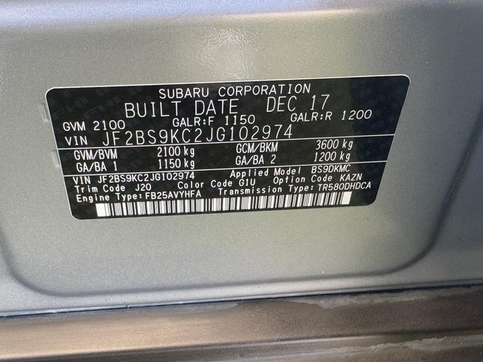 2017 Subaru Outback 2.5i Premium