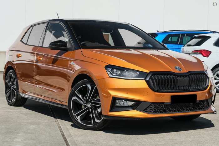 2025 SKODA Fabia 110TSI Monte Carlo PJ MY25 Phoenix Orange