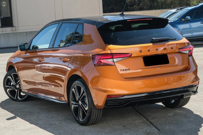 2025 SKODA Fabia 110TSI Monte Carlo PJ MY25 Phoenix Orange