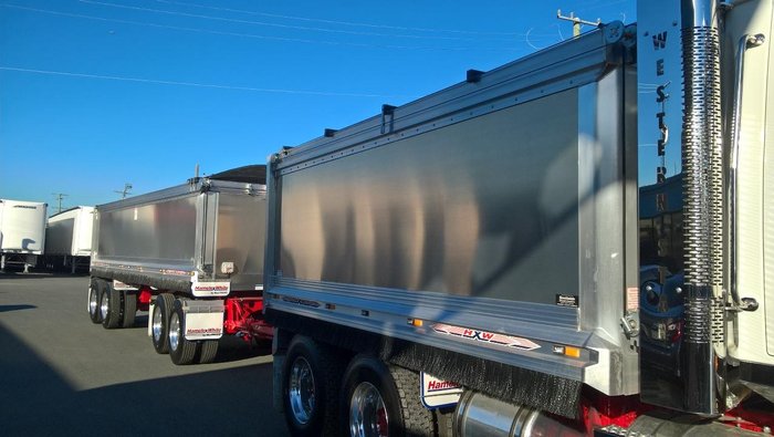 Hamelex White Aluminium Tipper Tub