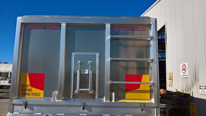 Hamelex White Aluminium Tipper Tub