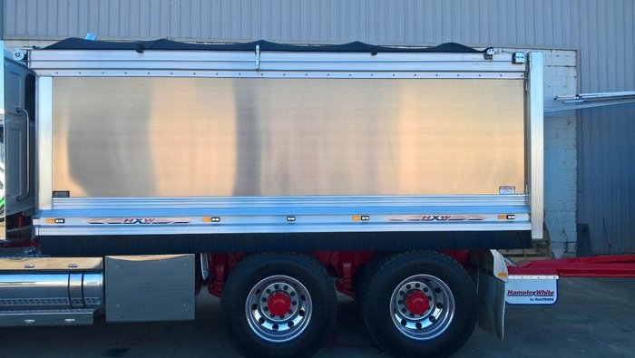 Hamelex White Aluminium Tipper Tub