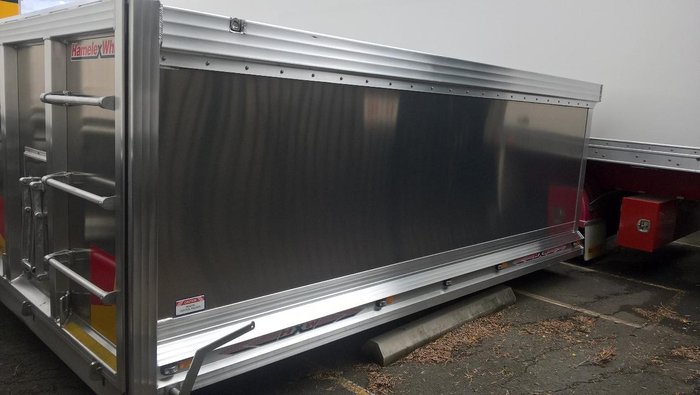 Hamelex White Aluminium Tipper Tub