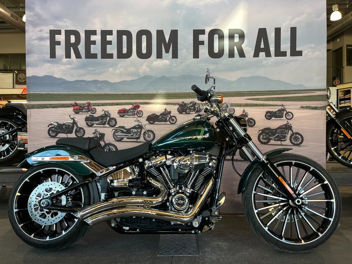 2024 Harley-davidson FXBR BREAKOUT (117) ALPINE GREEN