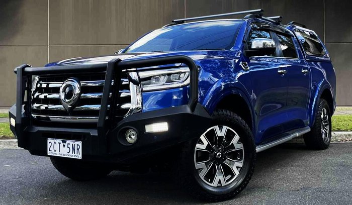 2022 GWM Ute Cannon NPW 4X4 Blue Sapphire