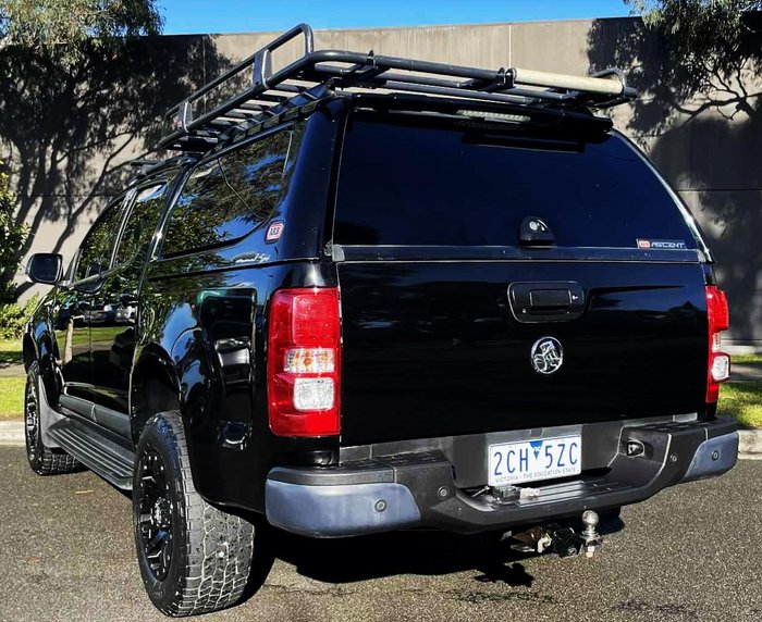2018 Holden Colorado Z71 RG MY19 4X4 Dual Range Mineral Black