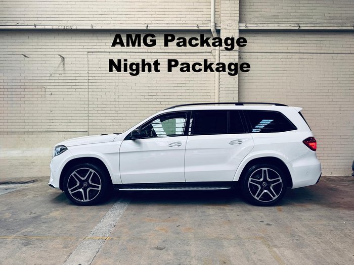 2017 Mercedes-Benz GLS-Class GLS350 d Sport X166 Four Wheel Drive Polar White